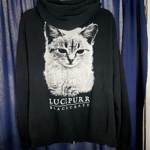 Blackcraft Lucipurr Zip Up Hoodie